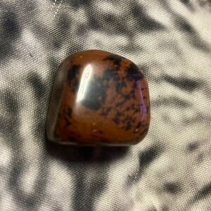 Polished Brown and Black Gemstone